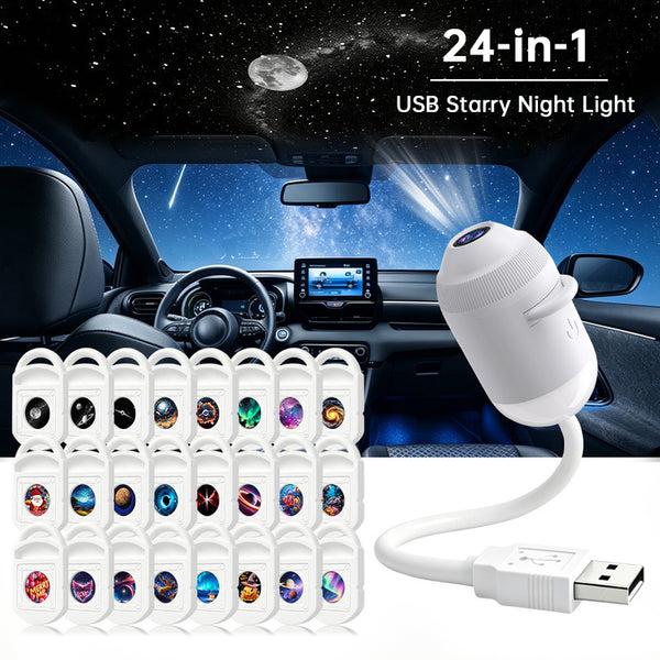 Projektor Galaxy & Ocean 5D – 3/6/12/24 Wzory, Pilot, USB