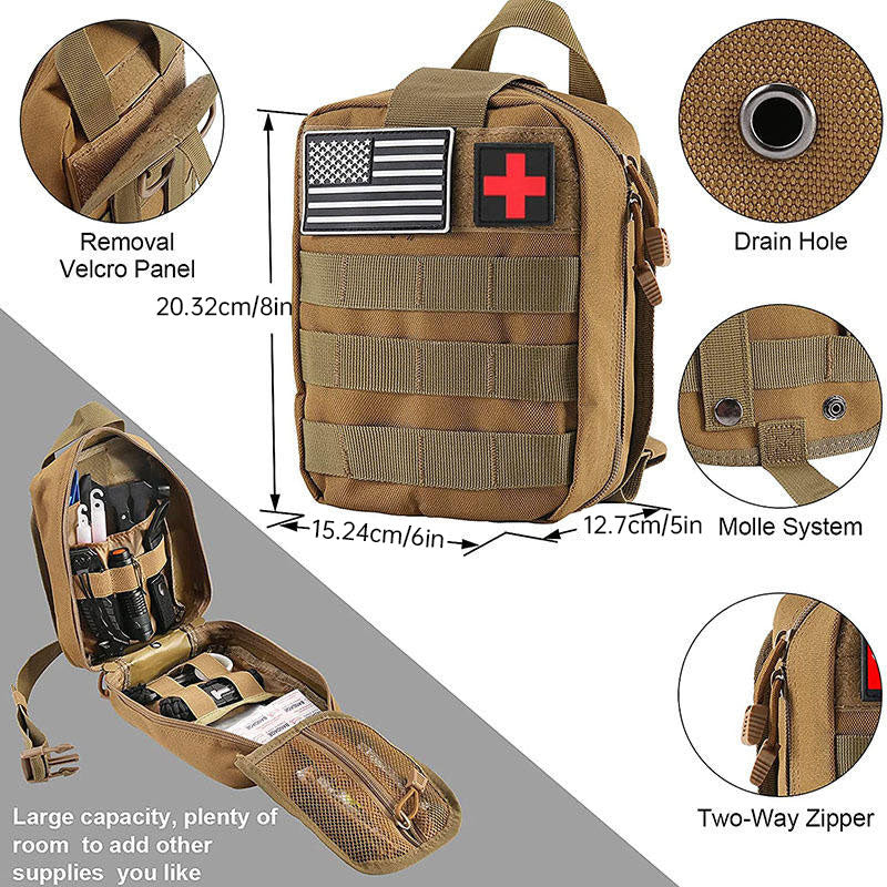 Zestaw survivalowy z torbą na wyprawy