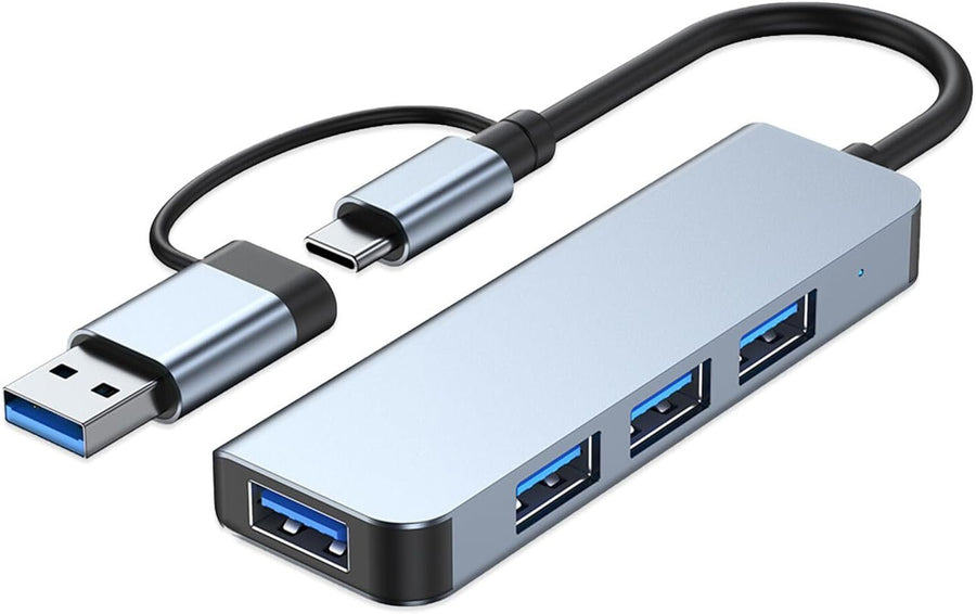Wieloportowy hub USB — warianty USB i USB-C