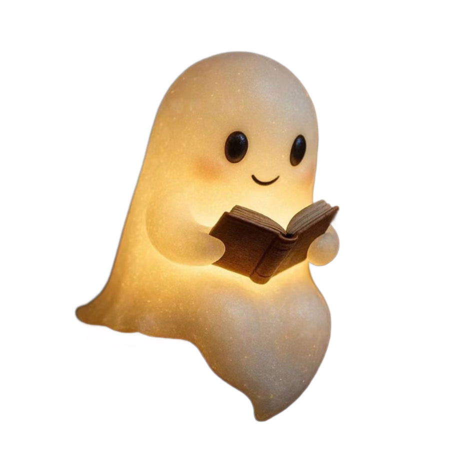 Lampka Duch z Książką – Dekoracja Halloween