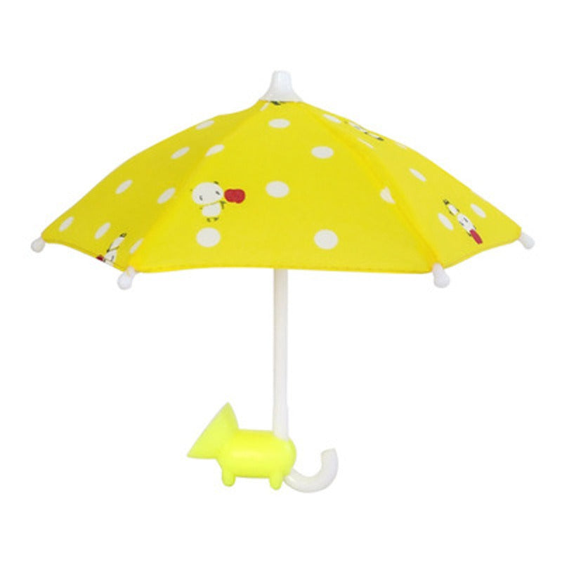 Mini parasolka do telefonu z przyssawką