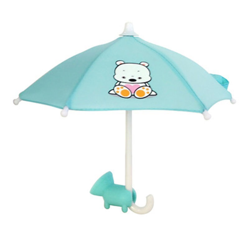 Mini parasolka do telefonu z przyssawką