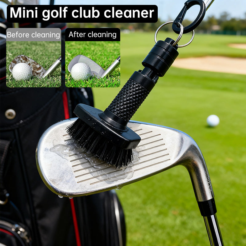 Szczotka Golfowa Magnetyczna z Czyścikiem Rowów i Klipsem Quick-Release