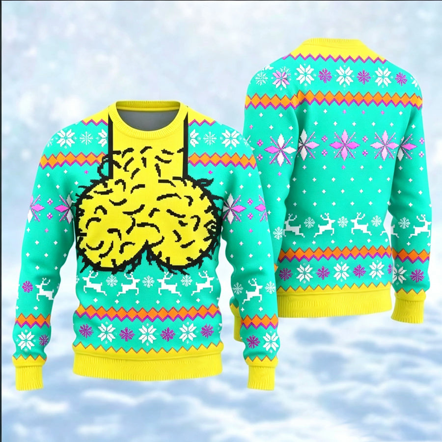 Luźna bluza z kolorowym nadrukiem — S–6XL