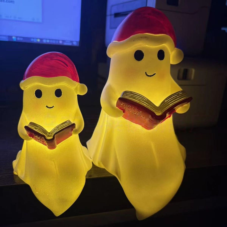 Lampka Duch z Książką – Dekoracja Halloween