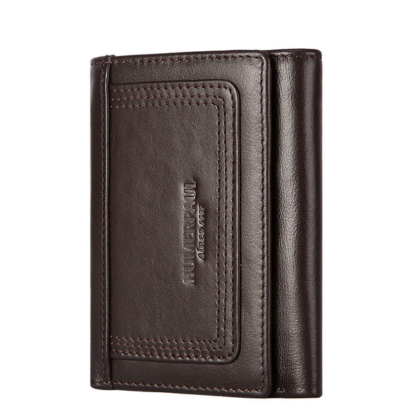 Portfel męski skórzany RFID Multi-Card