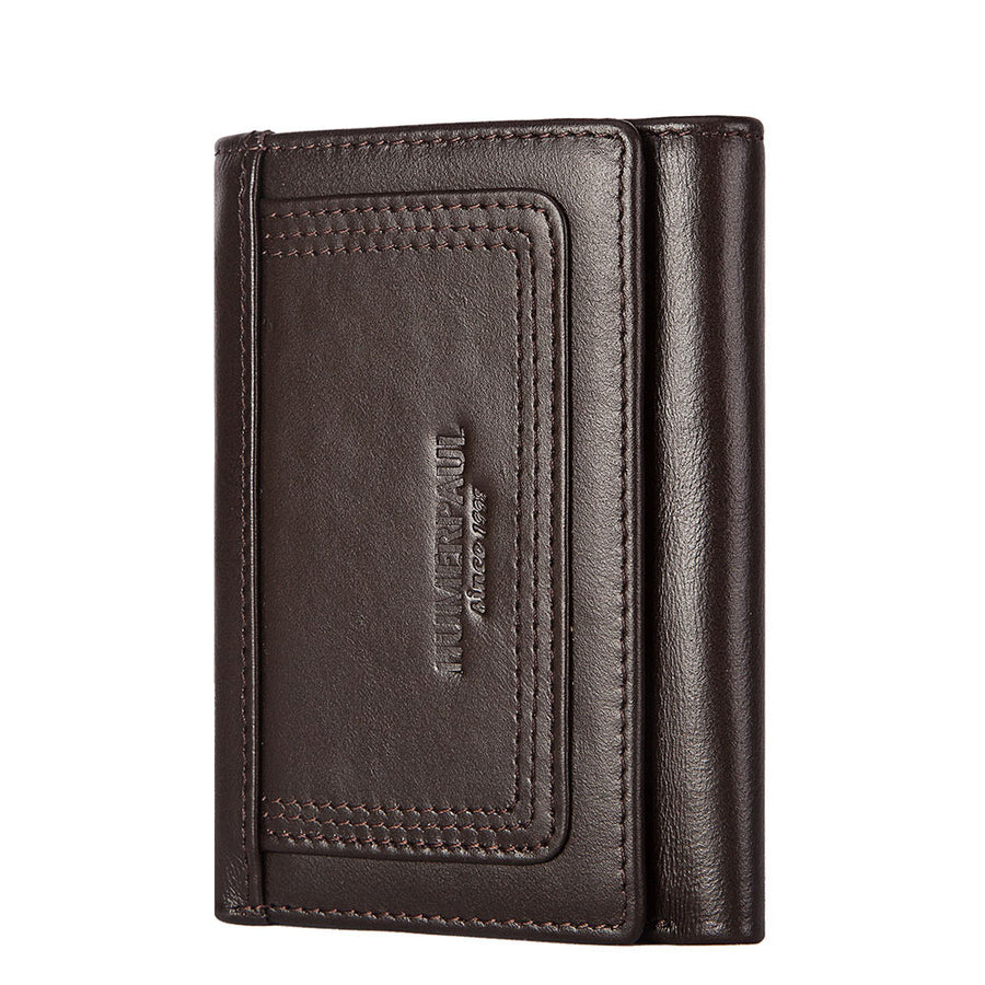 Portfel męski skórzany RFID Multi-Card