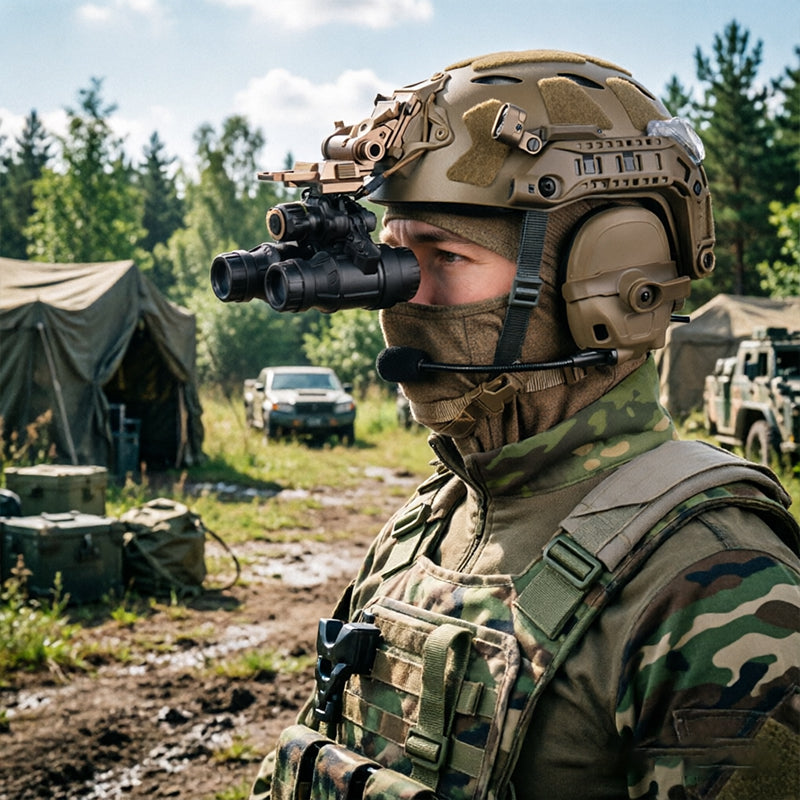 Atrapa Gogli NVG Model DTNVS – Taktyczny Akcesoria do Kasku Airsoft, Paintball i Cosplay