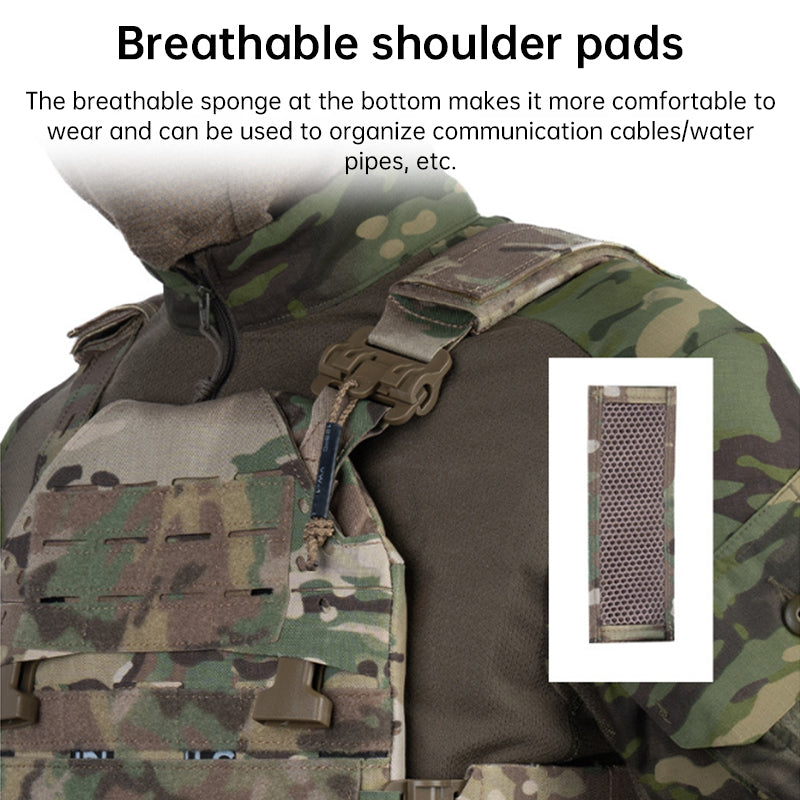 Kamizelka taktyczna do ASG — system MOLLE, typ plate carrier