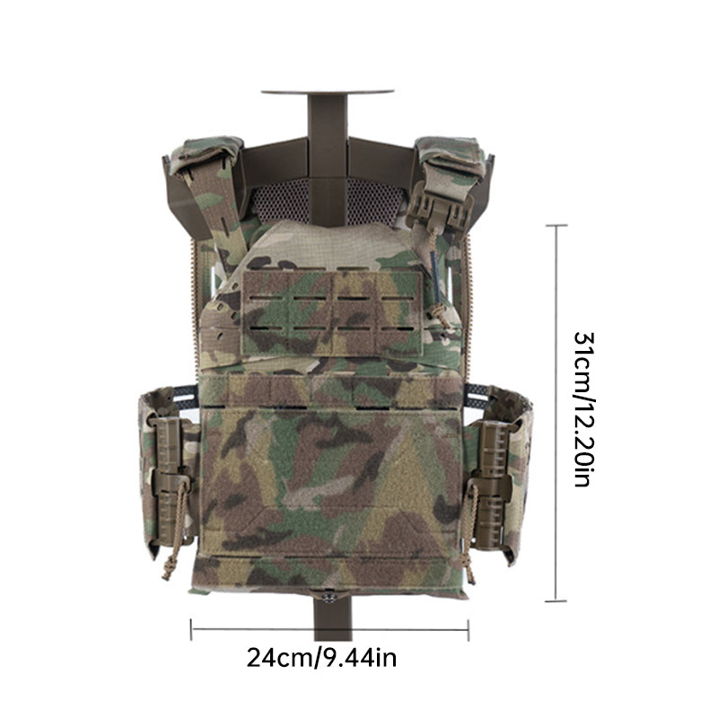 Kamizelka taktyczna do ASG — system MOLLE, typ plate carrier