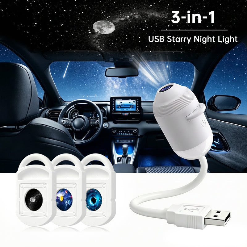 Projektor Galaxy & Ocean 5D – 3/6/12/24 Wzory, Pilot, USB