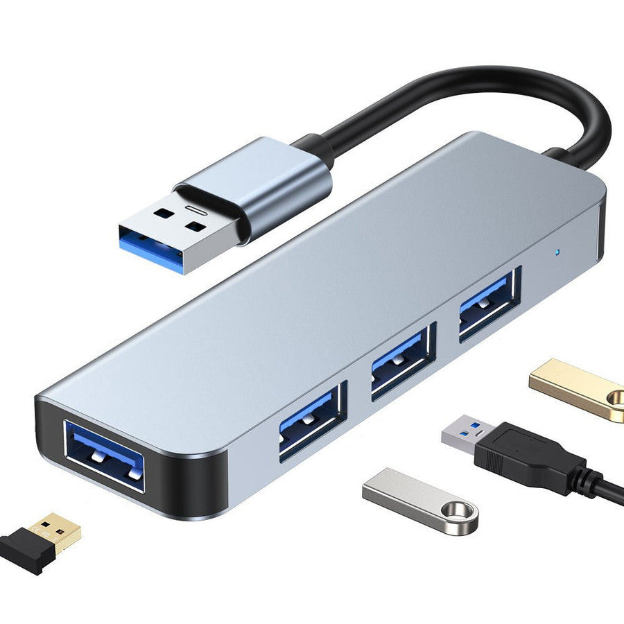 Wieloportowy hub USB — warianty USB i USB-C