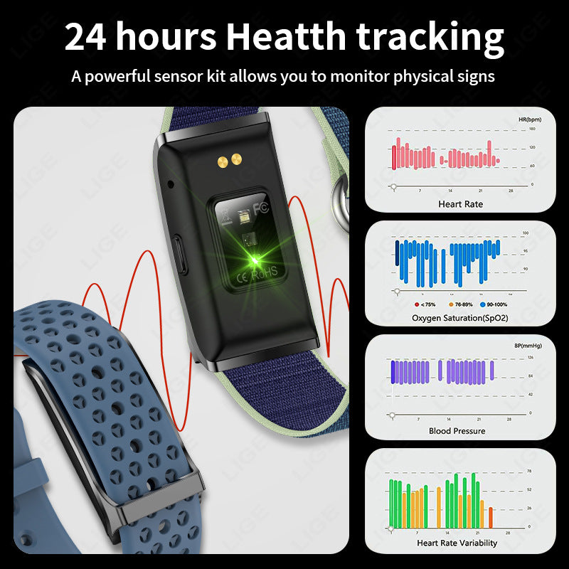 Smartwatch H59 z ekranem dotykowym i ładowaniem magnetycznym