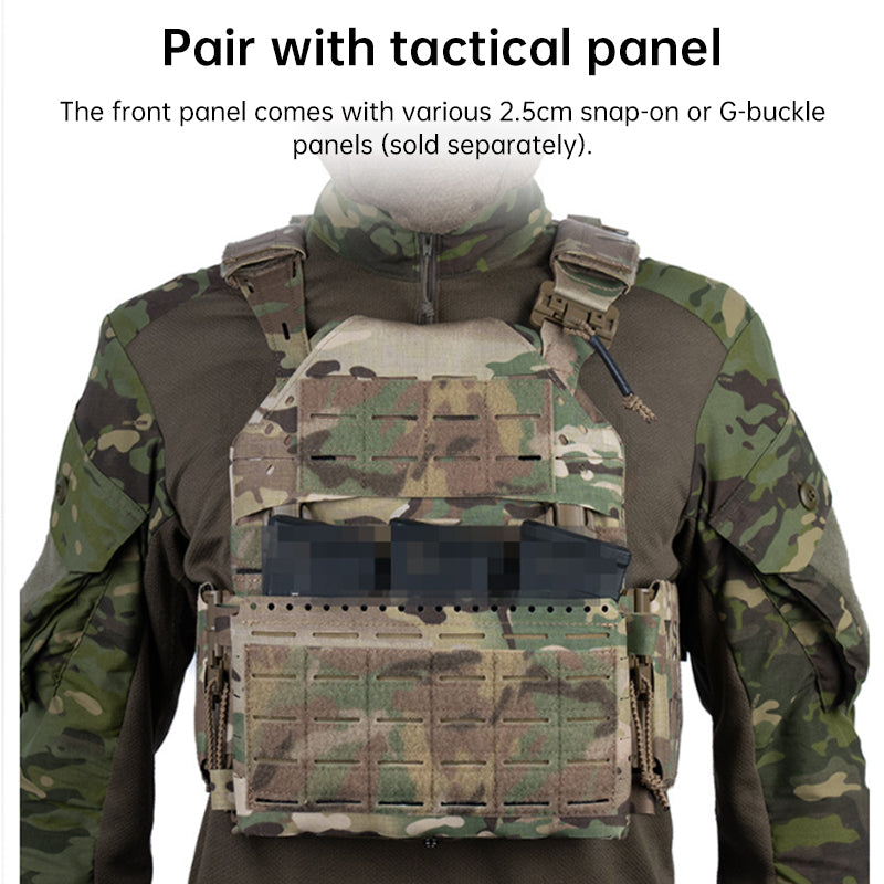 Kamizelka taktyczna do ASG — system MOLLE, typ plate carrier