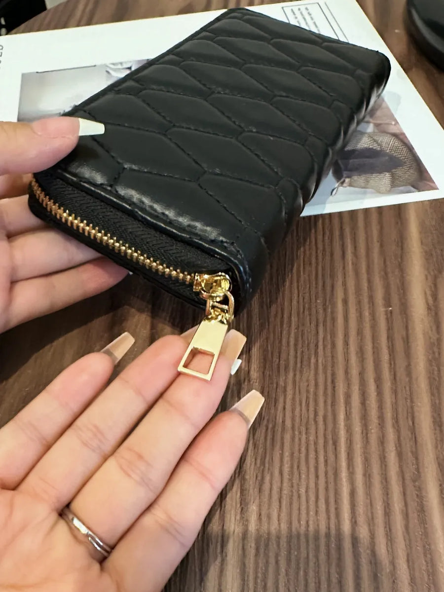 Portfel Slim PU Leather Jednolity