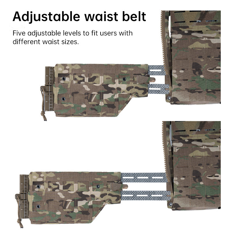 Kamizelka taktyczna do ASG — system MOLLE, typ plate carrier