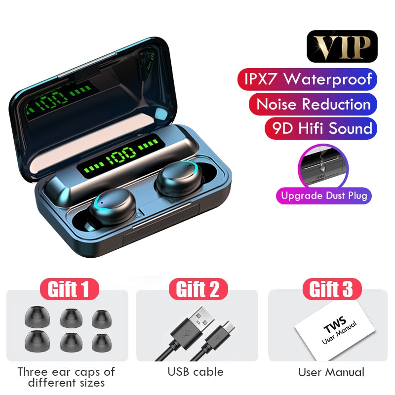 Słuchawki TWS F9-8 Bluetooth 5.0 z etui 2200 mAh
