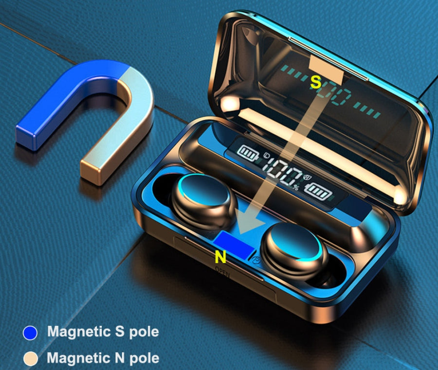 Słuchawki TWS F9-8 Bluetooth 5.0 z etui 2200 mAh