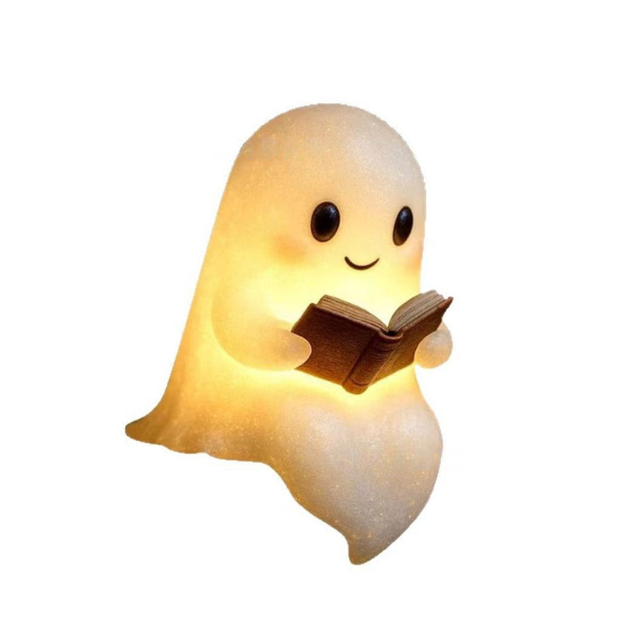 Lampka Duch z Książką – Dekoracja Halloween