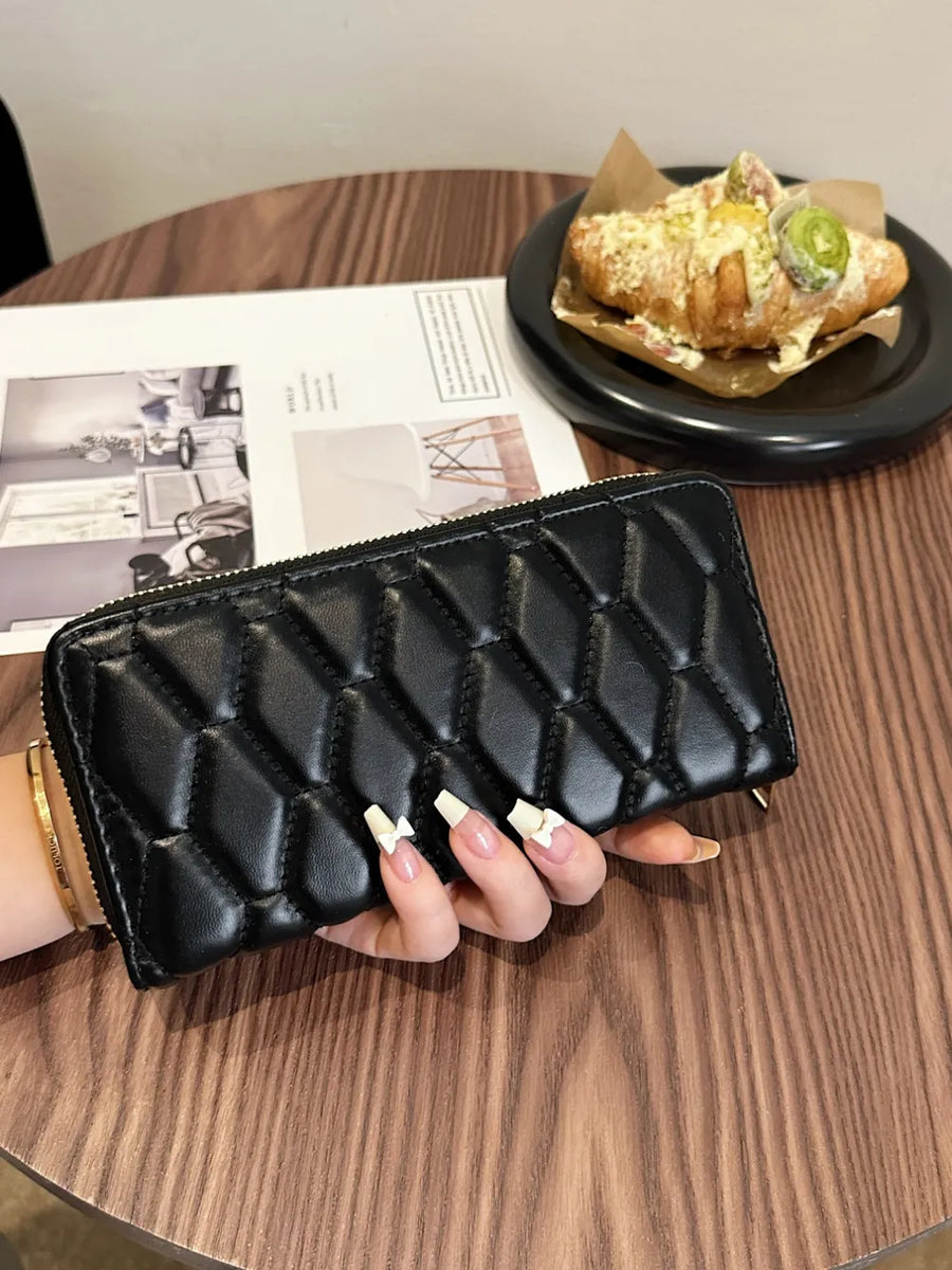 Portfel Slim PU Leather Jednolity