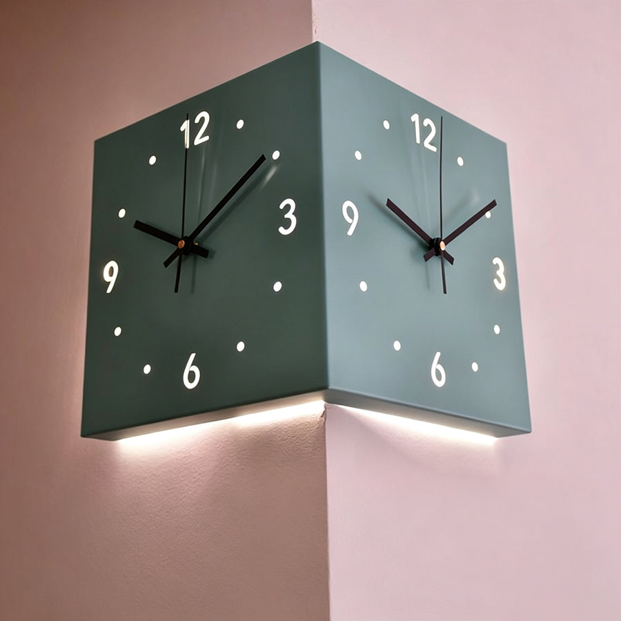 Zegar ścienny LED Nordic Dual-Glow