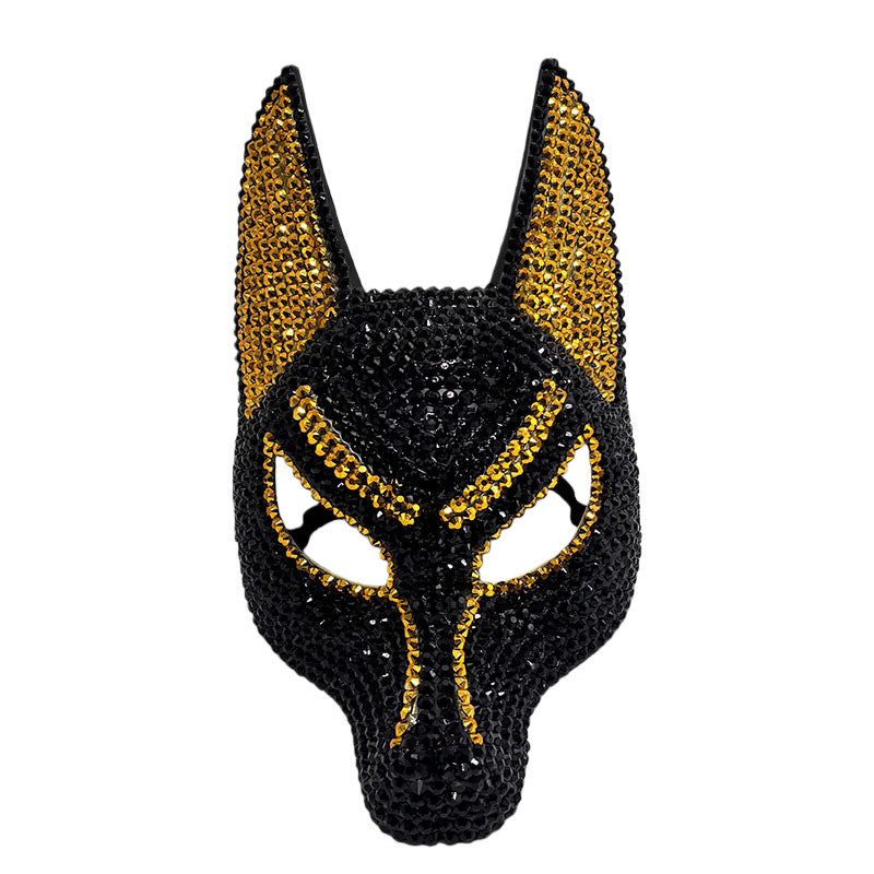 Maska Anubisa z Cyrkonami — Halloween, Maskarada, Cosplay