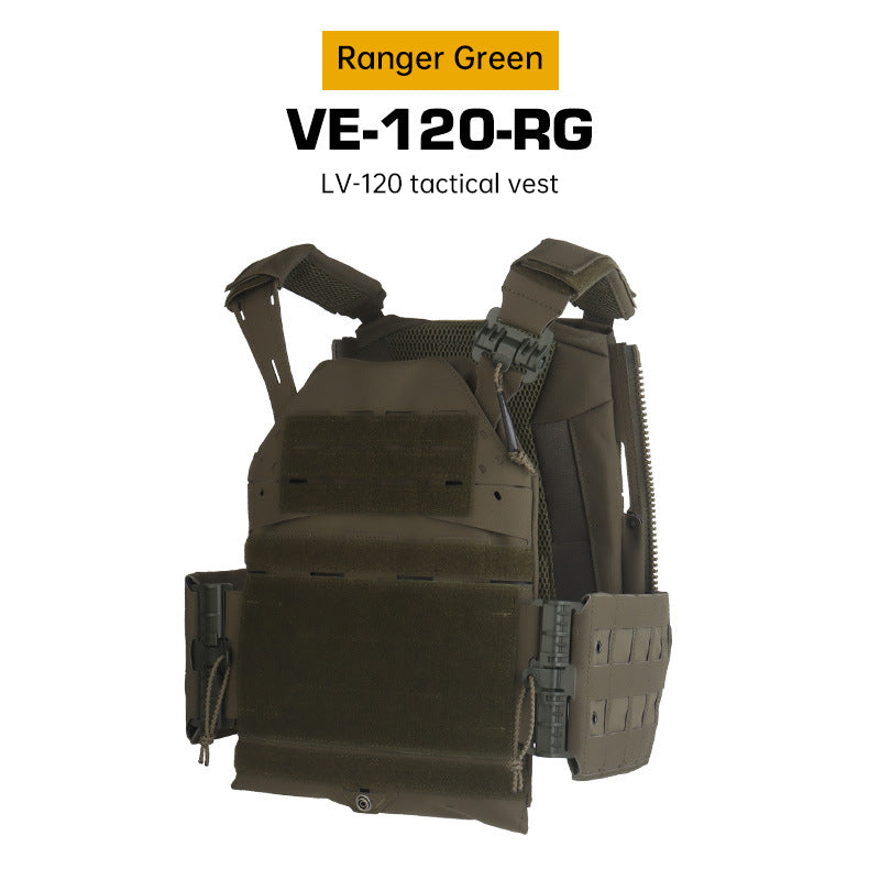 Kamizelka taktyczna do ASG — system MOLLE, typ plate carrier