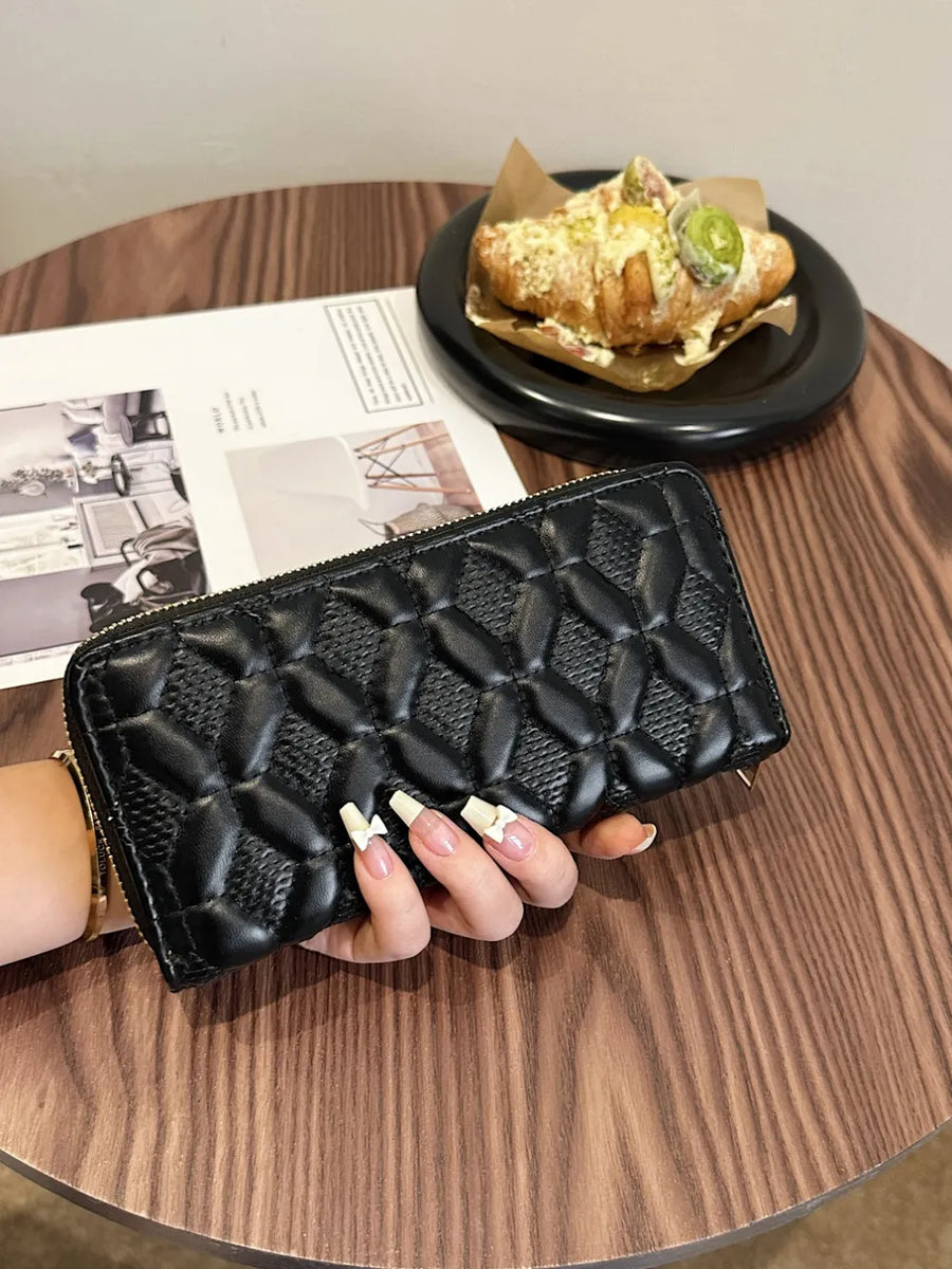 Portfel Slim PU Leather Jednolity