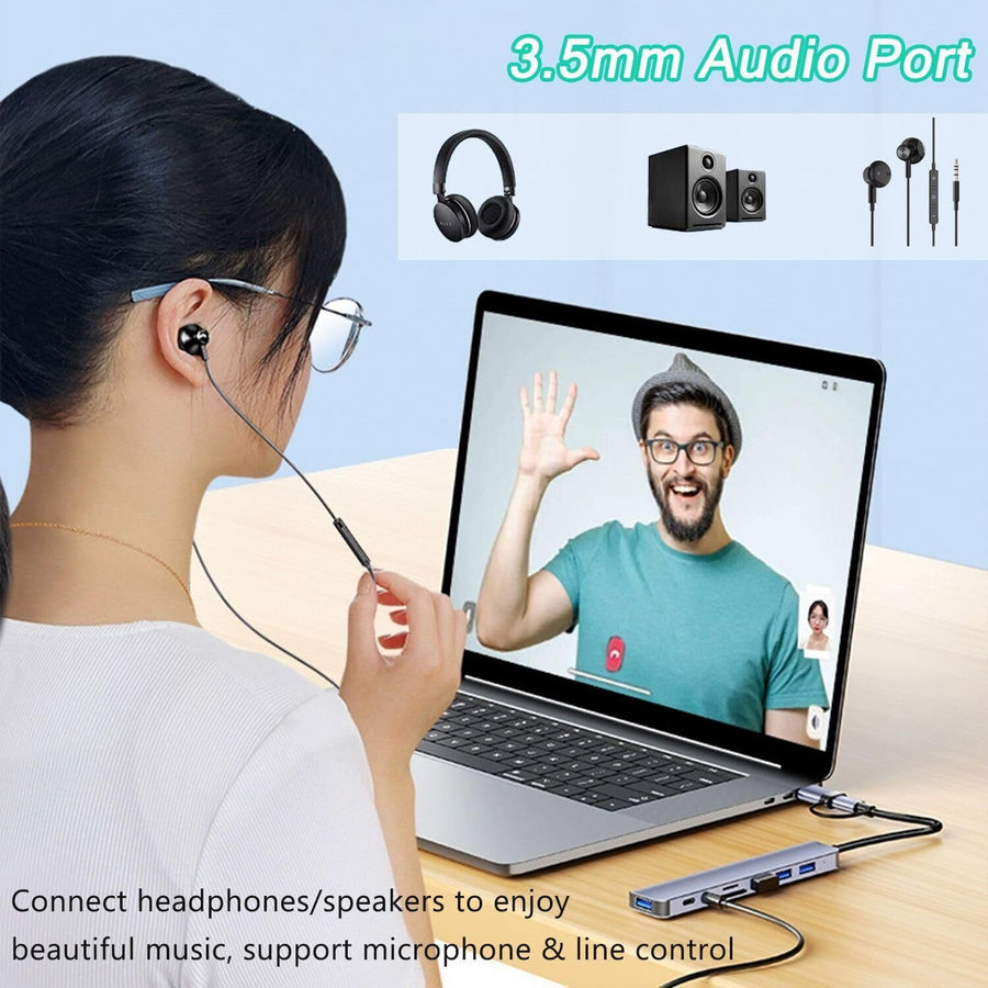 Wieloportowy hub USB — warianty USB i USB-C
