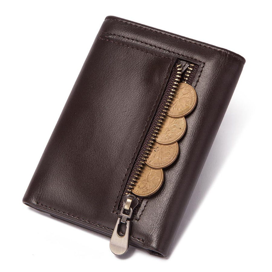 Portfel męski skórzany RFID Multi-Card