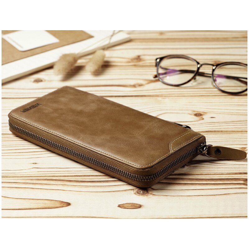 Portfel męski długi Vintage Split Leather