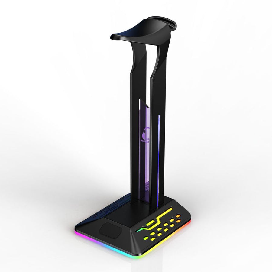 Stojak na słuchawki RGB D8 z USB-C