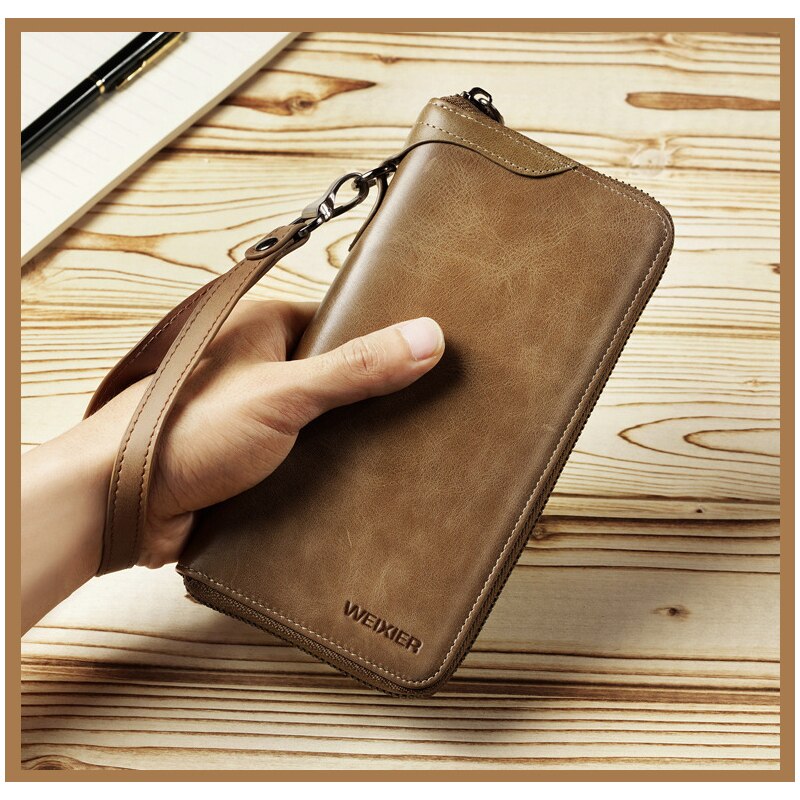 Portfel męski długi Vintage Split Leather