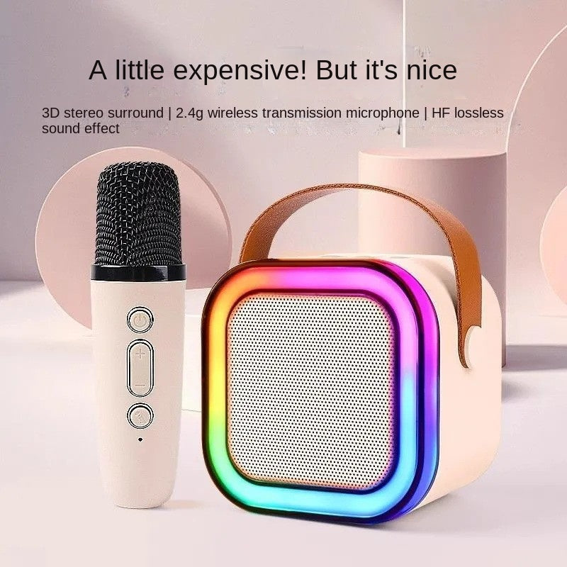 Przenośny zestaw karaoke Bluetooth z mikrofonem