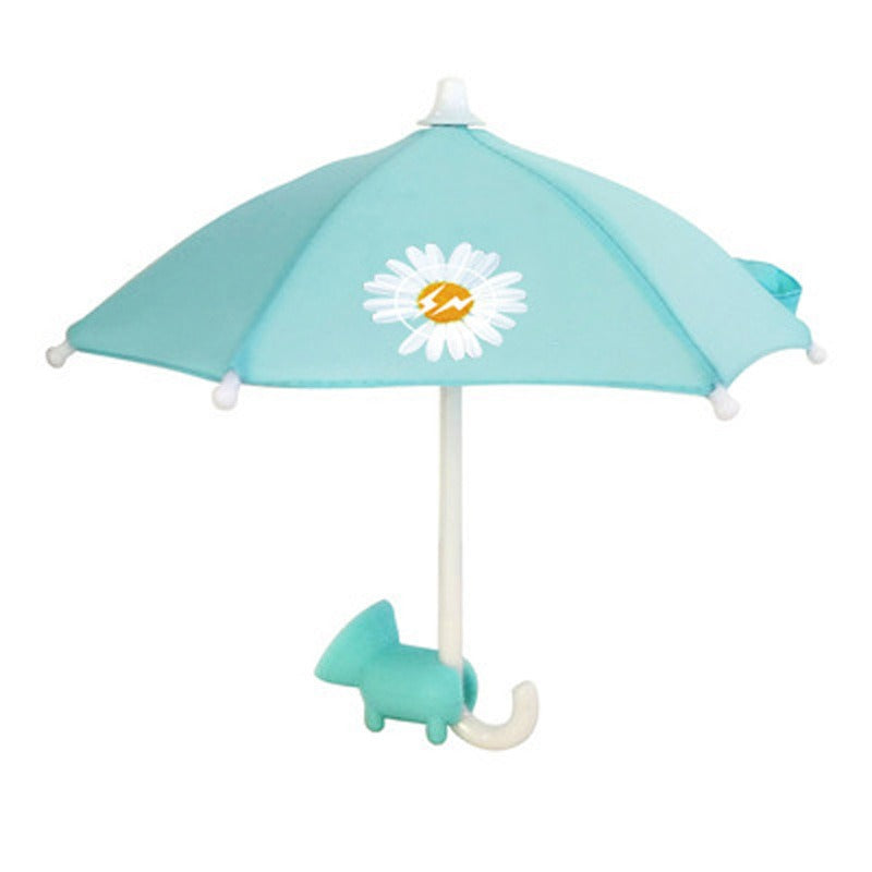 Mini parasolka do telefonu z przyssawką