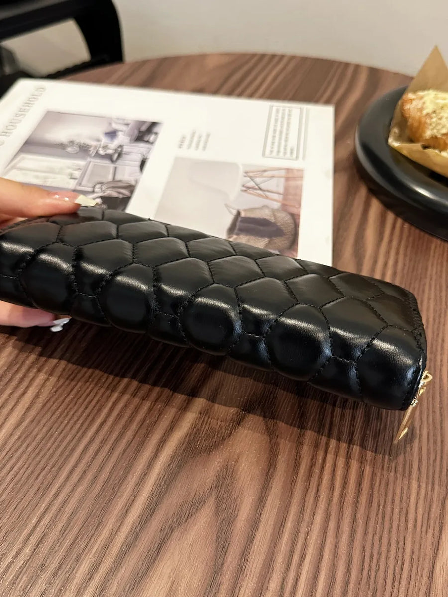 Portfel Slim PU Leather Jednolity