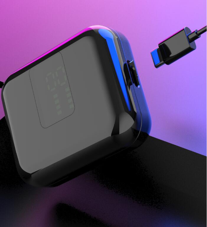 Słuchawki TWS J4 Bluetooth 5.0 z wyświetlaczem LED