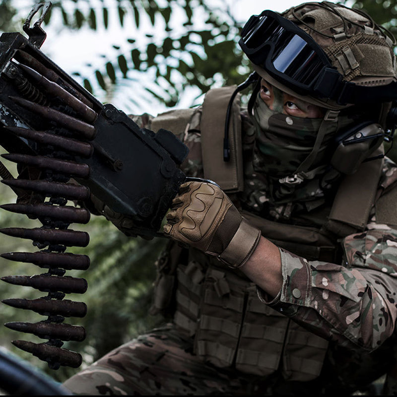 Rękawice Taktyczne Męskie – Pełne Palce, Antypoślizgowe do Militarnych, Outdoor i Fitness