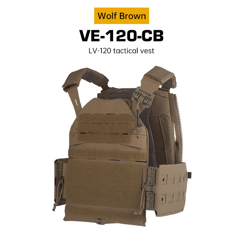 Kamizelka taktyczna do ASG — system MOLLE, typ plate carrier