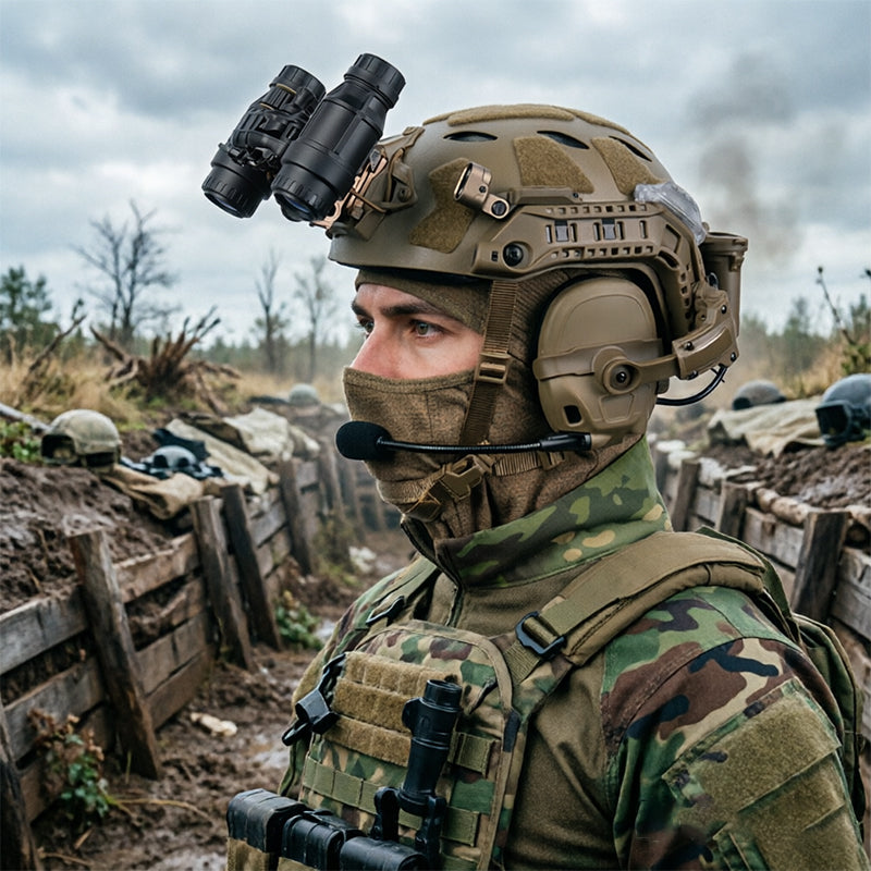Atrapa Gogli NVG Model DTNVS – Taktyczny Akcesoria do Kasku Airsoft, Paintball i Cosplay