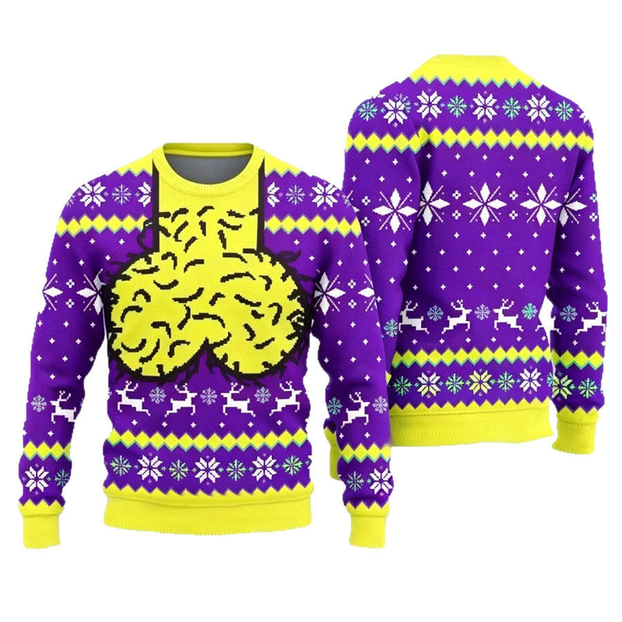 Luźna bluza z kolorowym nadrukiem — S–6XL