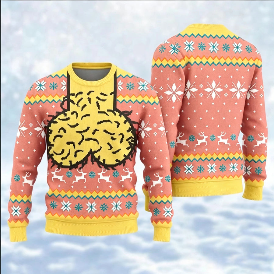 Luźna bluza z kolorowym nadrukiem — S–6XL