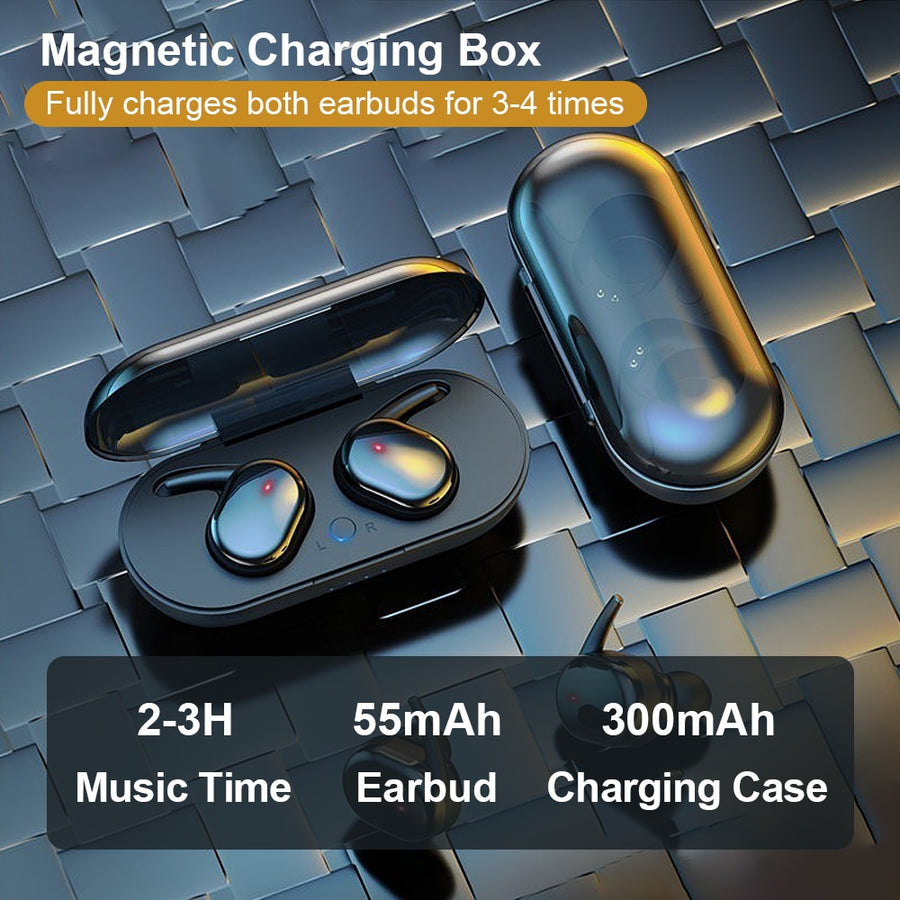 Słuchawki TWS Bluetooth 5.0 z etui 450 mAh