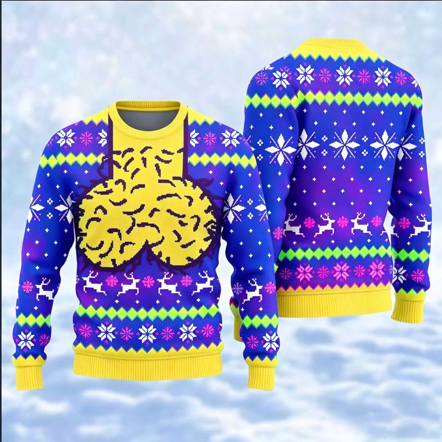 Luźna bluza z kolorowym nadrukiem — S–6XL