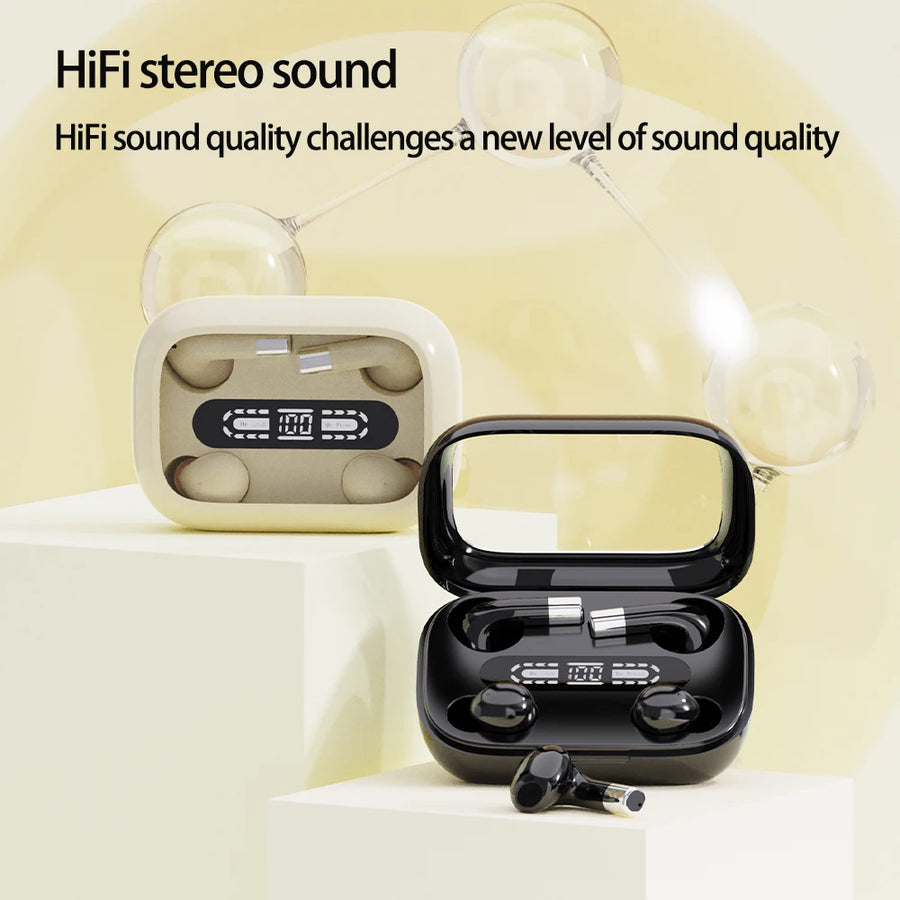 Mini słuchawki TWS Bluetooth 5.4 z mikrofonem