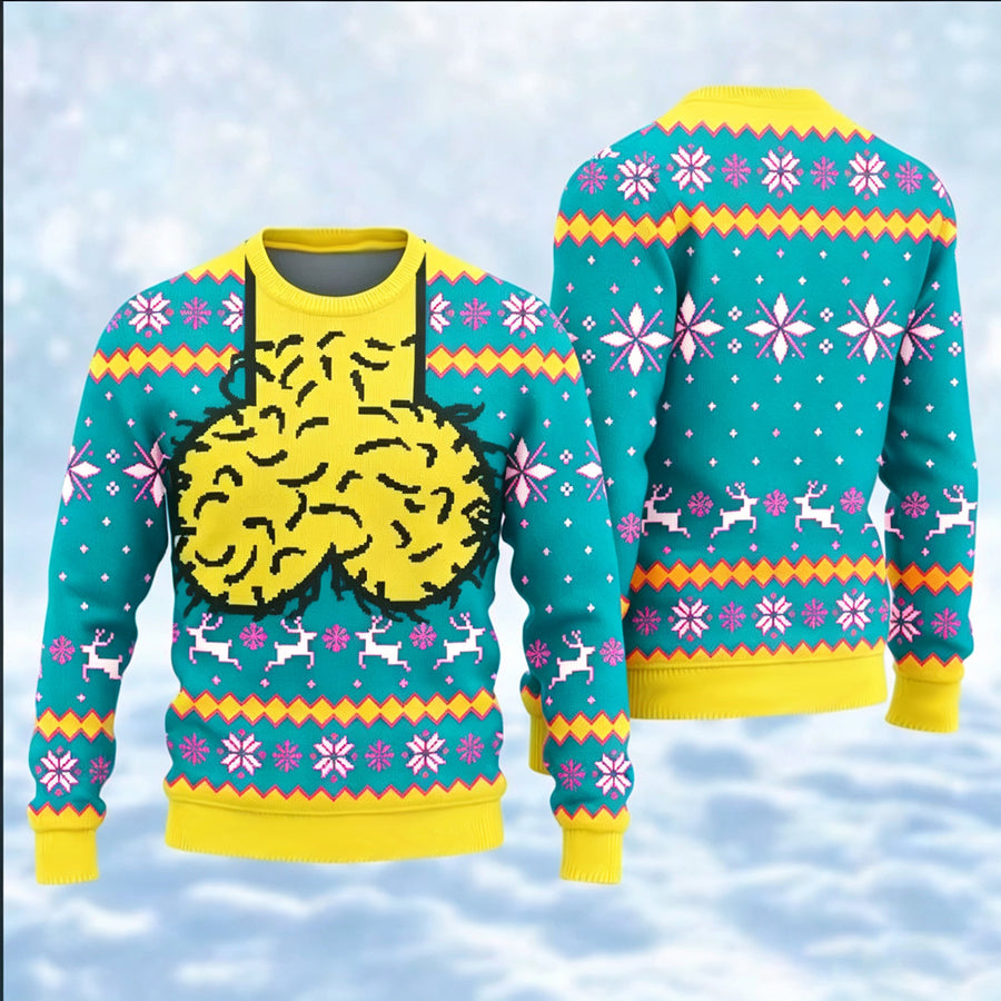 Luźna bluza z kolorowym nadrukiem — S–6XL