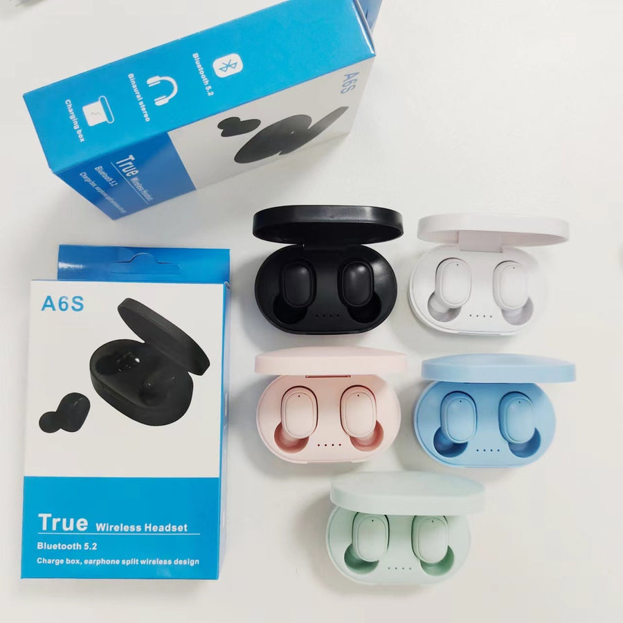 Słuchawki TWS A6S Bluetooth 5.2 z etui