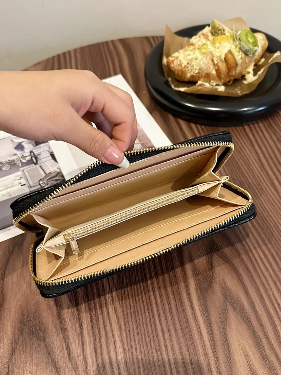 Portfel Slim PU Leather Jednolity