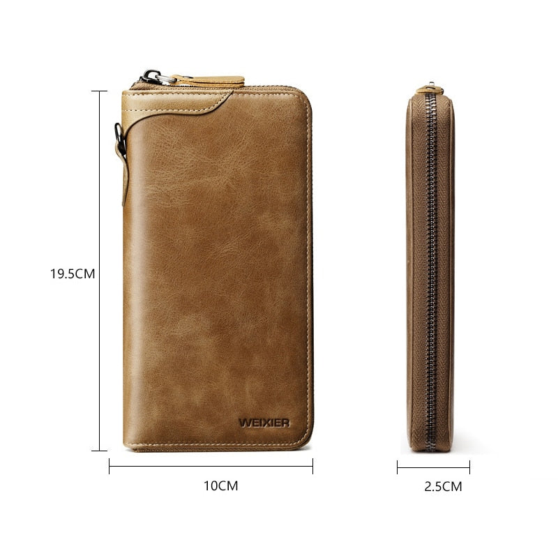 Portfel męski długi Vintage Split Leather