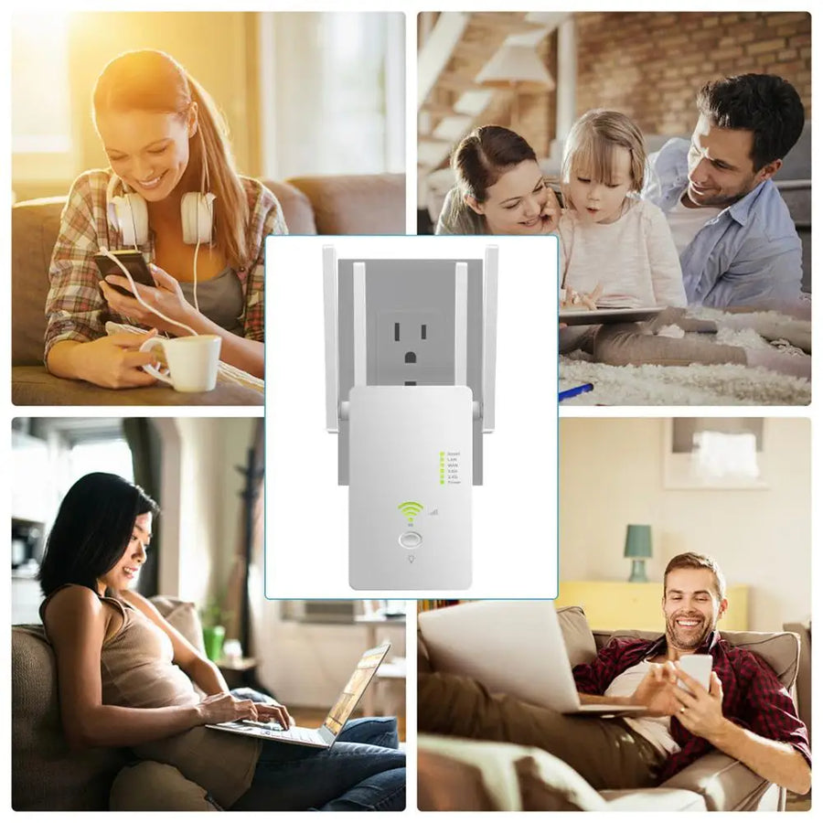 Wzmacniacz Sygnału WiFi 5GHz - Dwuzakresowy, do 1200Mbps